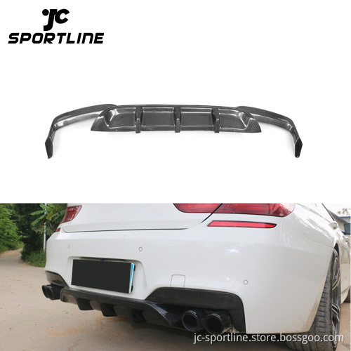 Carbon Fiber Rear Bumper Diffuser for BMW M6 Gran Coupe Sedan (13-17 F12 F13)
